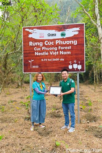 Nestlé Việt Nam trồng 3600 cây rừng Cúc Phương góp phần ứng phó với biến đổi khí hậu
