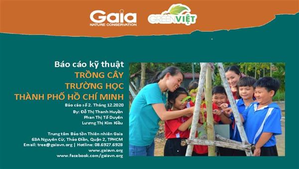  Báo cáo trồng cây trường học Thành phố Hồ Chí Minh 