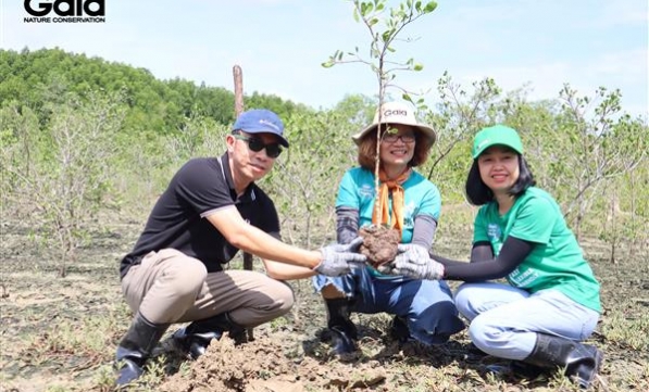 GIAO HÀNG TIẾT KIỆM TRỒNG RỪNG CẦN GIỜ PHỤC HỒI LÁ PHỔI XANH CHO THÀNH PHỐ, DO ZING NEWS VÀ GAIA TỔ CHỨC