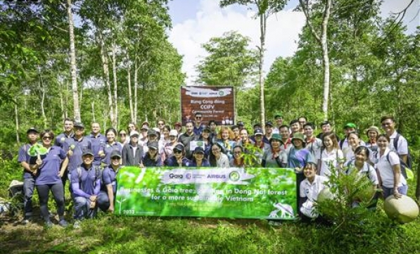CCIFV KẾT NỐI NGUỒN LỰC CÙNG TRỒNG RỪNG ĐỒNG NAI VÌ TƯƠNG LAI BỀN VỮNG
