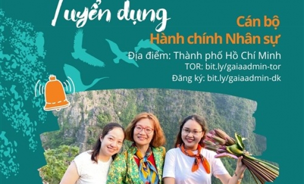 GAIA TUYỂN DỤNG CÁN BỘ HÀNH CHÍNH NHÂN SỰ 